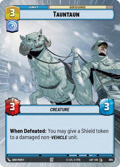Tauntaun - 804 - Common (Hyperspace Foil) - Legends of the Force