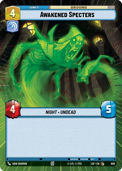 Awakened Specters - 806 - Common (Hyperspace Foil) - Legends of the Force