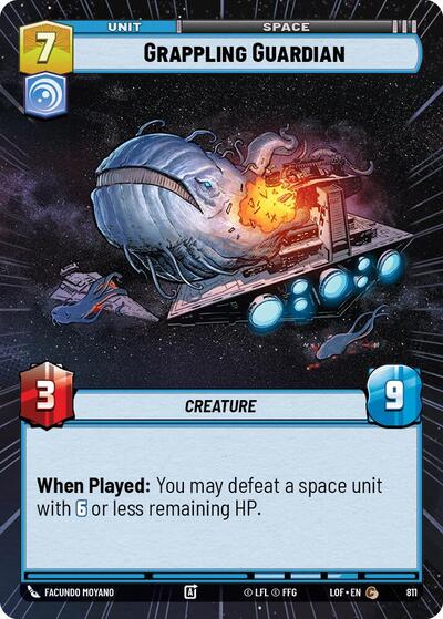 Grappling Guardian - 811 - Common (Hyperspace Foil) - Legends of the Force