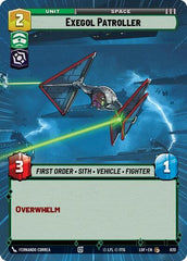 Exegol Patroller - 820 - Common (Hyperspace Foil) - Legends of the Force