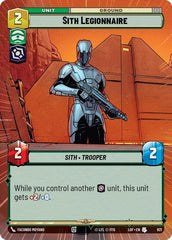 Sith Legionnaire - 821 - Uncommon (Hyperspace Foil) - Legends of the Force
