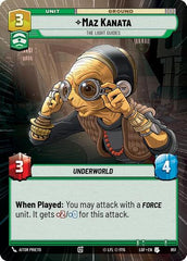 Maz Kanata - The Light Guides - 851 - Uncommon (Hyperspace Foil) - Legends of the Force