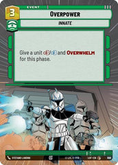 Overpower - 866 - Common (Hyperspace Foil) - Legends of the Force