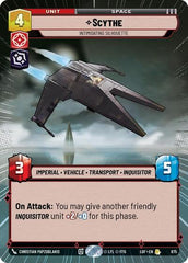 Scythe - Intimidating Silhouette - 875 - Rare (Hyperspace Foil) - Legends of the Force