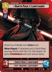 Darth Maul's Lightsaber - 880 - Special (Hyperspace Foil) - Legends of the Force