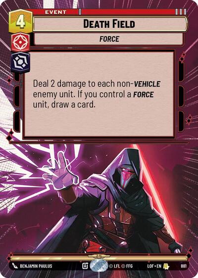Death Field - 881 - Rare (Hyperspace Foil) - Legends of the Force