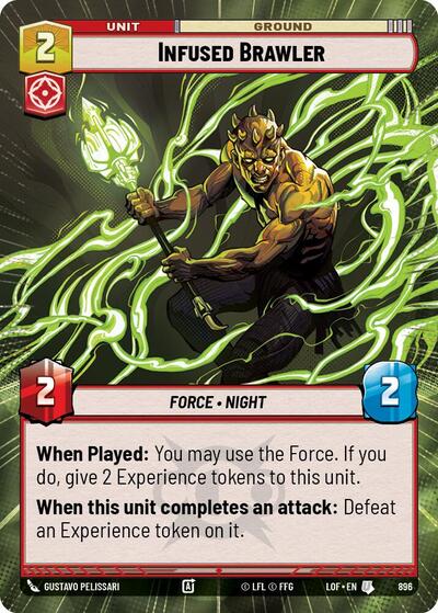 Infused Brawler - 896 - Uncommon (Hyperspace Foil) - Legends of the Force