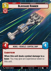 Blockade Runner - 906 - Uncommon (Hyperspace Foil) - Legends of the Force