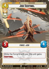 Jedi Sentinel - 936 - Common (Hyperspace Foil) - Legends of the Force