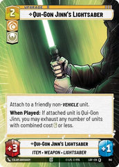 Qui-Gon Jinn's Lightsaber - 941 - Special (Hyperspace Foil) - Legends of the Force