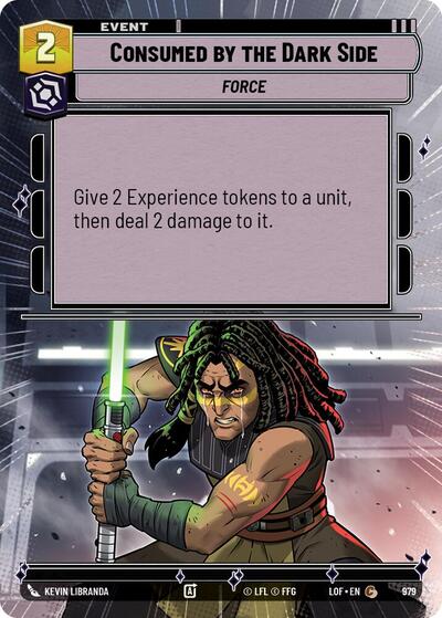 Consumed by the Dark Side - 979 - Common (Hyperspace Foil) - Legends of the Force