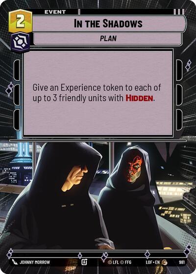 In the Shadows - 981 - Common (Hyperspace Foil) - Legends of the Force
