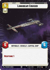 Longbeam Cruiser - 993 - Common (Hyperspace Foil) - Legends of the Force