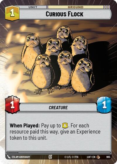 Curious Flock - 995 - Common (Hyperspace Foil) - Legends of the Force