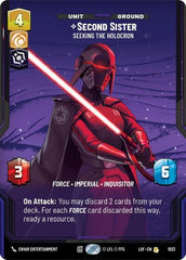 Second Sister - Seeking the Holocron - 1023 - Rare (Prestige) - Legends of the Force