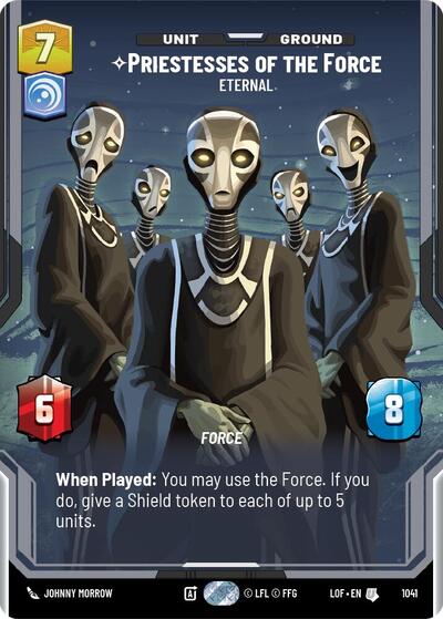 Priestesses of the Force - Eternal - 1041 - Uncommon (Prestige) - Legends of the Force