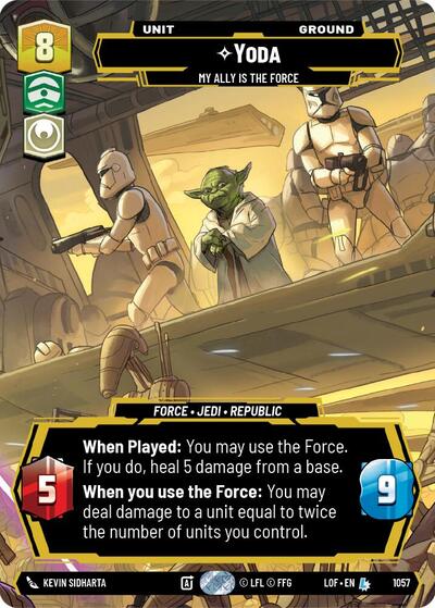Yoda - My Ally is the Force - 1057 - Legendary (Prestige) - Legends of the Force
