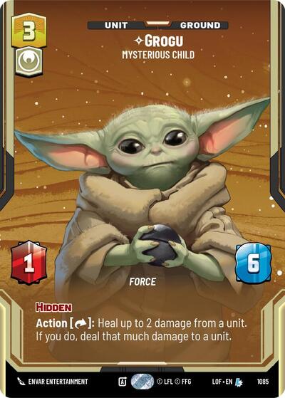 Grogu - Mysterious Child - 1085 - Legendary (Prestige Foil) - Legends of the Force