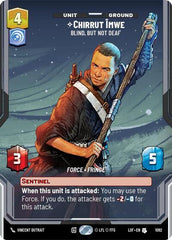 Chirrut Imwe - Blind, but not Deaf - 1092 - Uncommon (Prestige Foil) - Legends of the Force