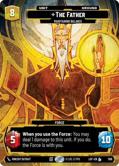 The Father - Maintaining Balance - 1109 - Legendary (Prestige Foil) - Legends of the Force