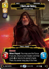 Baylan Skoll - Enigmatic Master - 1111 - Uncommon (Prestige Foil) - Legends of the Force