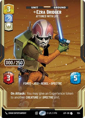 Ezra Bridger - Attuned With Life (Serialized) - 1124 - Uncommon - Legends of the Force