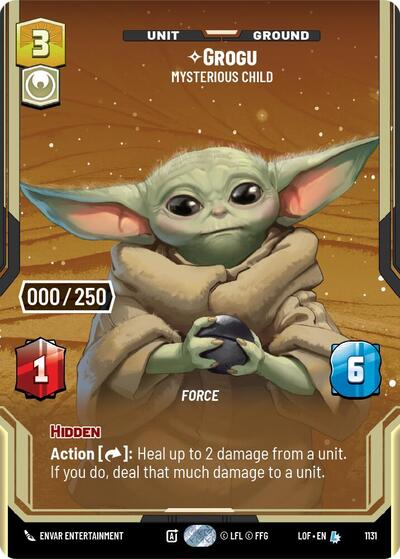Grogu - Mysterious Child (Serialized) - 1131 - Legendary - Legends of the Force