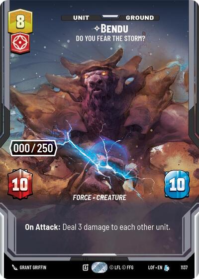 Bendu - Do You Fear the Storm? (Serialized) - 1137 - Legendary - Legends of the Force
