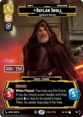 Baylan Skoll - Enigmatic Master (Serialized) - 1157 - Uncommon - Legends of the Force