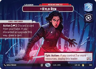 Kylo Ren - We're Not Done Yet - 1005 - Rare (Showcase) - Legends of the Force