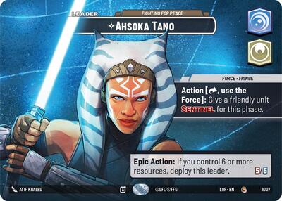 Ahsoka Tano - Fighting For Peace - 1007 - Common (Showcase) - Legends of the Force