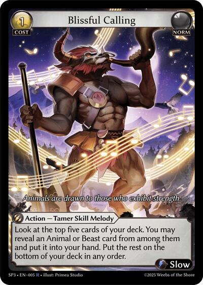Blissful Calling - 005 - Rare - Supporter Pack 3