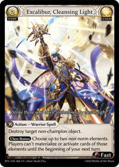 Excalibur, Cleansing Light - 006 - Super Rare - Supporter Pack 3
