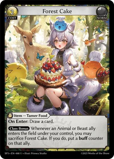 Forest Cake - 008 - Uncommon - Supporter Pack 3
