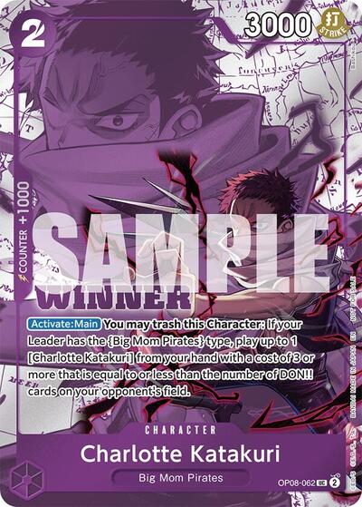 Charlotte Katakuri (Winner Pack 2025 Vol. 3) - OP08-062 - Uncommon - One Piece Promotion Cards