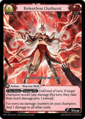 Relentless Outburst - 019 - Rare - Supporter Pack 3