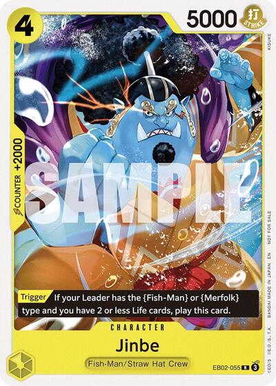 Jinbe (Tournament Pack 2025 Vol. 3) - EB02-055 - Rare - One Piece Promotion Cards