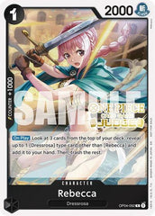Rebecca (Judge Pack Vol. 6) - OP04-092 - Rare - One Piece Promotion Cards