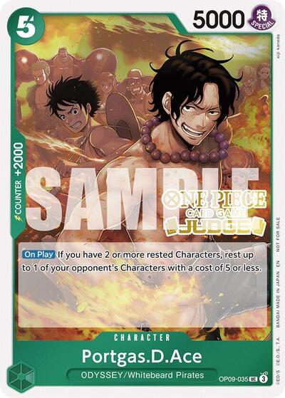 Portgas.D.Ace (Judge Pack Vol. 6) - OP09-035 - Uncommon - One Piece Promotion Cards