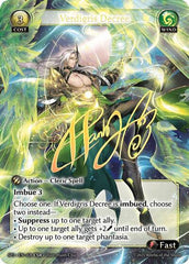 Verdigris Decree - 028 - Collector Super Rare - Supporter Pack 3