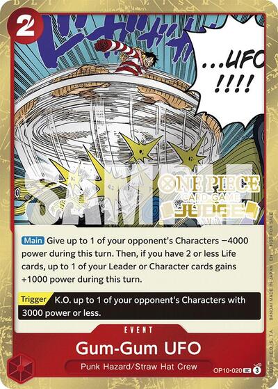 Gum-Gum UFO (Judge Pack Vol. 6) - OP10-020 - Uncommon - One Piece Promotion Cards