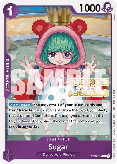 Sugar (Judge Pack Vol. 6) - OP10-065 - Rare - One Piece Promotion Cards