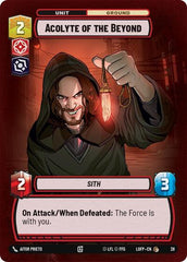Acolyte of the Beyond - 28 - Common (Foil) - Legends of the Force: Weekly Play Promos