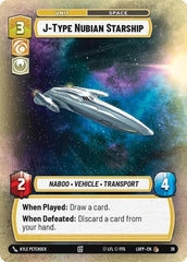 J-Type Nubian Starship - 36 - Common (Foil) - Legends of the Force: Weekly Play Promos