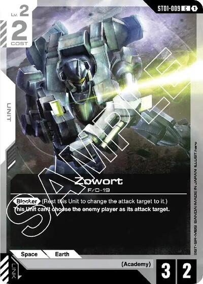 Zowort - ST01-009 - COMMON - Starter Deck 01: Heroic Beginnings