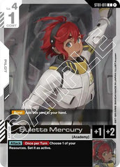 Suletta Mercury - ST01-011 - COMMON - Starter Deck 01: Heroic Beginnings