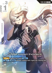 Unforeseen Incident (C+) - ST01-014 - Full Art Common - Starter Deck 01: Heroic Beginnings