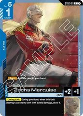 Zechs Merquise - ST02-011 - COMMON - Starter Deck 02: Wings of Advance