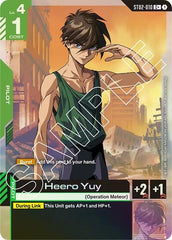 Heero Yuy (C+) - ST02-010 - Full Art Common - Starter Deck 02: Wings of Advance