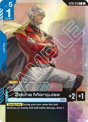 Zechs Merquise (C+) - ST02-011 - Full Art Common - Starter Deck 02: Wings of Advance